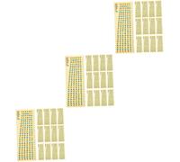 ibasenice 60pcs Guitar Fretboard Stickers Fretboard Notes Guitar Learning Dots Markers Easy Stick Accessories