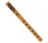 ibasenice 6hole Chinese Bamboo Flute Lightweight Wind Instrument for Beginners Portable Musical Dizi with Excellent Sound Quality for Students and Music Enthusiasts