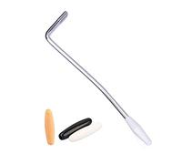 ibasenice 6mm Thread Tremolo Arm Whammy Bar with 3 Tips, Chrome Adjustable Guitar Whammy Bar Compatible with Electric Guitars for String Pitch Modulation