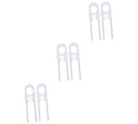 ibasenice 6packs Safety Locks for Cabinet U Shaped Sliding Cabinet Locks for Kitchen Knobs Handles Safety Latch for Boys and Girls
