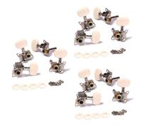 ibasenice 6pairs Guitar Tuning Pegs Keys Machine Heads Tuners Compatible Acoustic Folk Classical Guitar Musical Instruments Parts for Ukulele