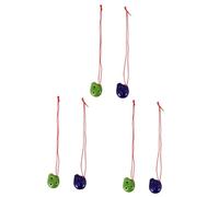 ibasenice 6pcs Alto C Ocarina Ceramic Flute Ocarina Musical Instrument Lanyard for Beginners Practice Music Sheet Instruments Random Color