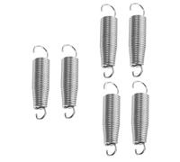 ibasenice 6pcs Bass Drum Foot Pedal Tension Spring Replacement for Drum Accessories Metal Spring Cam Tensioner Percussion Parts for Foot Pedal Repair