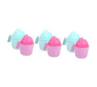 ibasenice 6pcs Bath Rinsing Cup for Boys and Girls Shampoo Rinse Cup Bath for Toddlers Rinser