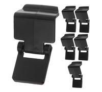 ibasenice 6pcs Black Abs Terrarium Lid Clips Aquarium Tank Locks Reptile Turtle Feeding Box Anti-escape Lock Buckles Easy to Use for Secure Enclosures