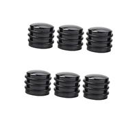 ibasenice 6pcs Black Control Knobs for Guitar Bass Volume Knob Replacement Parts Easy Installation Suitable for Electric Guitar Circuit Boards Design