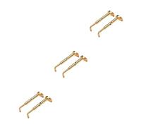 ibasenice 6pcs Brass Violin Chin Rest Screws Violin Clamp and Chin Rest Screw and Accessories