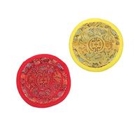 ibasenice 6pcs Buddhism Singing Bowl Pads Cushions Buddhist Sound Bowl Mats Pads for Meditation and Yoga Practices