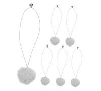 ibasenice 6pcs Cat Toys Ball Bell Interactive Cat Tree Accessory Replacement Balls for Scratching Posts