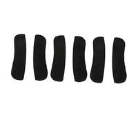 ibasenice 6pcs Cattlehide Crash Angle Protectors for Erhu Wear-resistant Musical Instrument Accessories Extend Life of Erhu Easy to Install Double-sided Tape