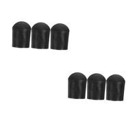 ibasenice 6pcs Cello Endpin Stoppers Rubber Tips Cello Stopper Accessories Replacement Tips for Endpin Prevent Slipping during Practice