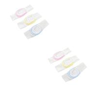 ibasenice 6pcs Cotton Boy Girl Diaper Fixing Tape Safety Fasteners Elastic Reusable Diaper Strips Belts for Cloth Nappies
