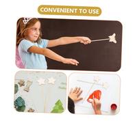 ibasenice 6Pcs DIY Fairy Wands for Coloring Graffiti Smooth Edges Decorative Shape Craft Sticks for Creative Art Projects Party Props and Stage Performances
