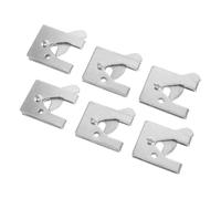 ibasenice 6pcs Dog Crate Lock Heavy Duty Steel Cage Door Latch for PET Safety Secure for Animal Crates Kennels Easy Installation