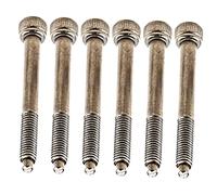 ibasenice 6pcs Electric Guitar Bridge Saddle Screws Replacement Parts for Tremolo Bridge Compatible Various Electric Guitars Easy to Install Sturdy and