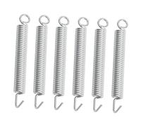 ibasenice 6pcs Electric Guitar Tremolo Springs Lightweight Portable Instrument Accessories Silver Plate Spring for American Style Tailpiece