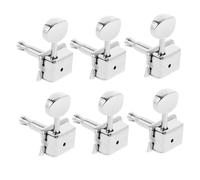 ibasenice 6pcs Electric Guitar Tuning Pegs Set 1 4 1 Semi-closed Vintage Style Guitar Tuner Machine Heads Replacement for Right-handed Players