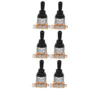 ibasenice 6pcs Electric Guitar Way Toggle Metal Pickup Accessory for Enhanced Tone Control Guitar Supplies for Musicians