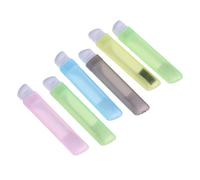 ibasenice 6Pcs Folding Travel Toothbrush Set with Soft Bristles Portable Adult Toothbrushes in Mixed Colors Compact Design for Camping and On-The-Go Oral Care Random Color