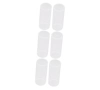 ibasenice 6pcs Glass Guitar Slide Standard for Slide Guitar Playing Material Great for Blues and Country Music