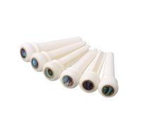 ibasenice 6pcs Guitar Bridge Fixed String Nails for Acoustic Folk Guitars High Density Fine Craftsmanship Quality Replacement Accessories