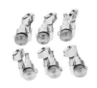 ibasenice 6pcs Guitar Chord Lock Precision Locking Tuners Self-locking String Tuner Pegs for Acoustic Electric Guitars