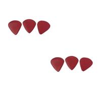 ibasenice 6pcs Guitar Plectrum Picks Natural Stone Guitar Finger Pick Plectrum for Essential Accessory