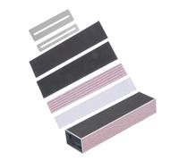 ibasenice 6pcs Guitar Sanding Leveling Bar Tool Set Guitar Sandpaper File for Electric Guitarist Bassist for Fingerboard Sanding and Polishing