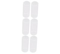 ibasenice 6pcs Guitar Slide Glass Bottleneck Standard for Acoustic Slide Guitar Accessories for Blues and Folk Music