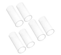 ibasenice 6pcs Guitar Slide Ring for Acoustic Guitar Portable Ergonomic Glass Slide for Travel Practice for Stage Shows Performance