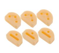 ibasenice 6pcs Guitar String Fastener Plastic Bridge Beads for Acoustic Classical Guitar Ukulele Nylon String Locks