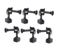 ibasenice 6pcs Guitar Tuning Keys Square Head Tuning Pegs Locking Mechanism for Acoustic Guitars