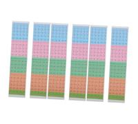 ibasenice 6pcs Guzheng Scale Sticker for Learning Musical Note Scale Decals Guzheng Practicing Tool for Beginners