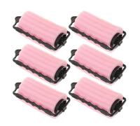 ibasenice 6pcs Hair Styling Tools Sponge Curlers Effortless Curls Timesaving Plastic and Sponge Material Professional Hairstylists Women Overnight Use
