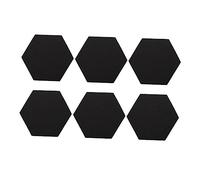 ibasenice 6pcs Hexagonal Sound Insulation Cotton Soundproof Cotton for Acoustic Panel Tiles for Sound Deadening in Home Studios Use As Soundproof Wall Panel Absorbing Treatment