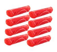ibasenice 6pcs Hyperrealistic Simulated Beef Rolls for Food Display Lifelike Artificial Meat Props for Hotpot Sushi Bars and Western Cuisine Restaurant Decor