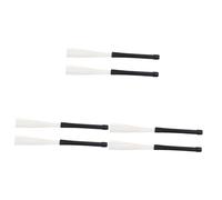 ibasenice 6pcs Jazz Drum Brush Drum Stick Nylon Brush for Set Percussion Instrument Accessories for Snare Performance