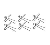 ibasenice 6pcs Metal Music Score Clips Page Holders for Music Books Easy One-handed for Musicians Metal Design