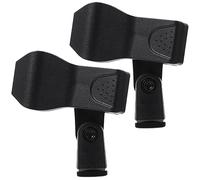 ibasenice 6pcs Mic Stand Clips Microphone Clamp Non- Design Easy to Use Fits Microphones Practical Accessories for Recording Gaming and Studio Use