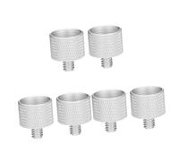 ibasenice 6pcs Microphone Adapter for Easy Mounting Compact for Mic Stands and Clips Anti- Thread for