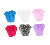 ibasenice 6pcs Mini Doll Underwear for in Blue White Pink Red Purple Green Creative Fit for Daily Play and Themed Parties