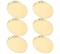 ibasenice 6pcs Miniature Food Tray Models Tiny Divided Plates for Dollhouse Decor Resin Mini House Scene Props Accessories for Collectors and Craft