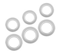 ibasenice 6pcs Parrot Nest Box Accessories Metal Bird House Hole Protectors Replacement Breeding Box Ring Guards Prevent Biting for Outdoor Birds