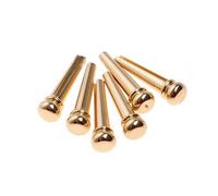 ibasenice 6pcs Peg for Guitar Bridge Accessories Guitar Bridge Pins String Pegs for Folk Acoustic Replacement