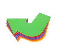 ibasenice 6pcs Pickleball Court Markers with Arrow Shaped Line Marking Equipment for Indoor Outdoor Sports Training Corner Boundary Lines Carpet Spot Markers for Volleyball Court and