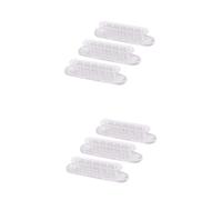 ibasenice 6pcs Pickup Bobbin for Guitar Accessories Easy to Install Mounting Screws for Custom Pickups White