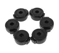 ibasenice 6pcs Plastic Cymbal Cap Drum Quick Release Nuts Handles Drum Stand Screw Cover Cymbal Mates Kit