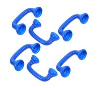 ibasenice 6pcs Plastic Whisper Phones for Speech Therapy and Reading Aid Auditory Feedback Mobile for Pronunciation Improvement and Language Development Blue Early Learning Communication