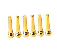 ibasenice 6pcs Premium Brass Guitar Bridge Acoustic Guitar Accessories for Enhanced Sound Quality Boosts Volume for Sweep Picking