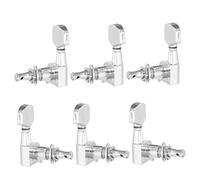 ibasenice 6pcs Professional Guitar Tuning Pegs Guitar Parts Replacement for Head Knobs Left Right